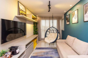 Apartamento estiloso de 1 quarto no Setor Marista - Quasar Marista - QM506